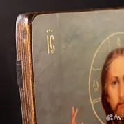 Икона деревянная "Господь Вседержитель" — фотография 3