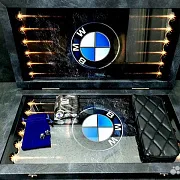 Нарды под стеклом «BMW» — фотография 4
