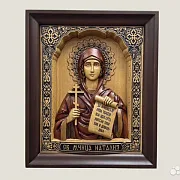 Икона резная Святая Наталья (Наталия) — фотография 1