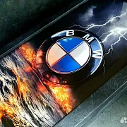 Нарды под стеклом «BMW» — фотография 3