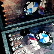 Нарды под стеклом «BMW M5» — фотография 9