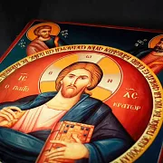 Икона "Христос Пантократор с Апостолами" — фотография 6