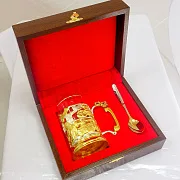Латунный подстаканник «Полиция» — фотография 4