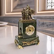 Настольные часы с тремя богатырями — фотография 1