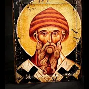 Икона авторская "Св. Спиридон Тримифунтский" — фотография 1