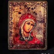 Икона Божией матери "Огневидная" 15*12 см — фотография 4