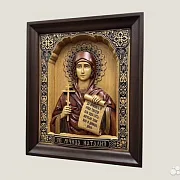 Икона резная Святая Наталья (Наталия) — фотография 3