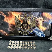 Нарды под стеклом «Держава» — фотография 8
