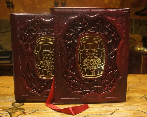 Атлас мира вино в футляре — книга для мужчины