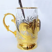 Латунный чайный набор «Агат» — фотография 2