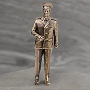 Бронзовая статуэтка «Российский полицейский» — фотография 1