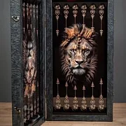 Нарды под стеклом «Благородный лев» — фотография 7